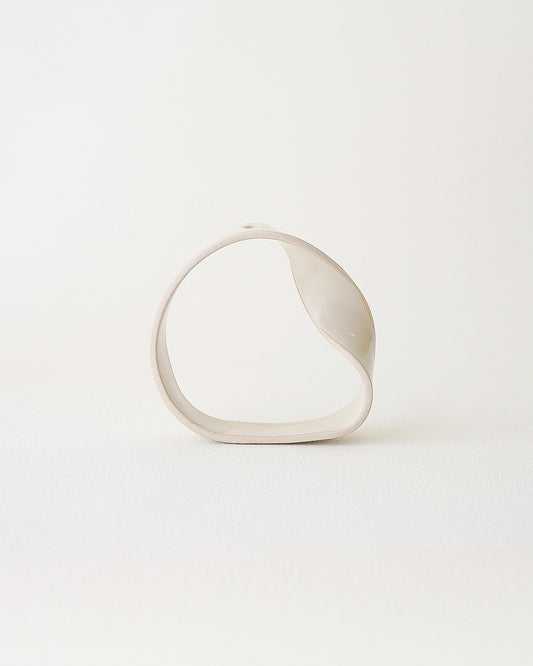Slorence - Ring Vase B Misty White