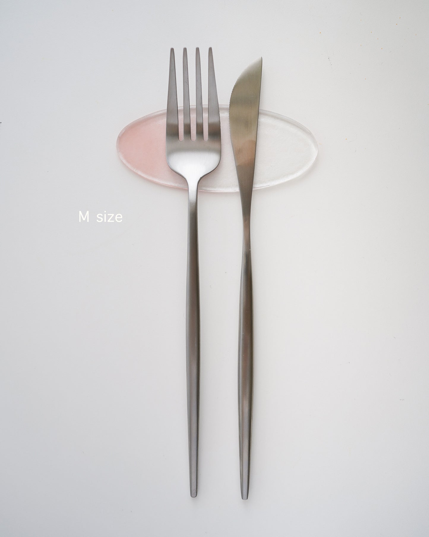 Clearmood - Dew-Oval Cutlery Rest Peach