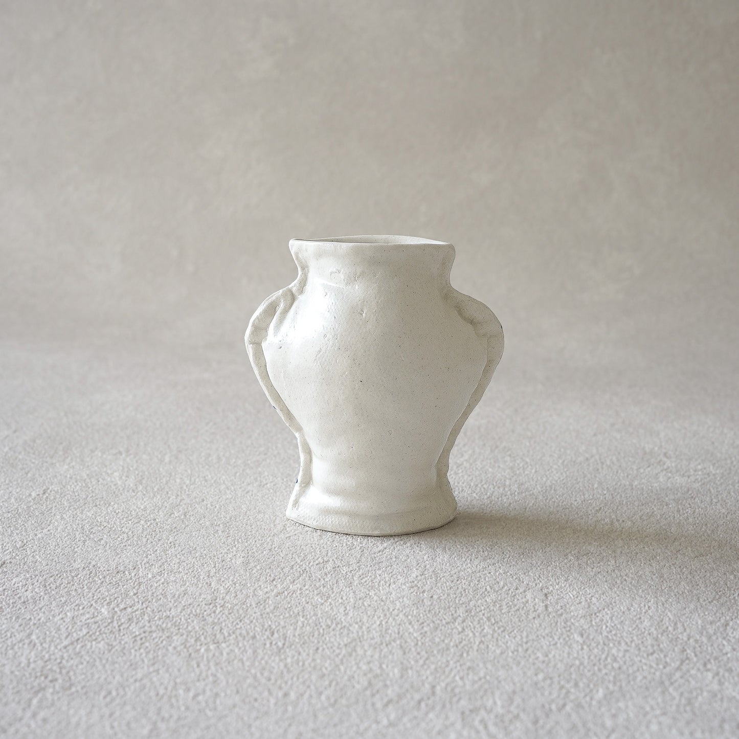 Fabramics - round sholder small vase - Line chek