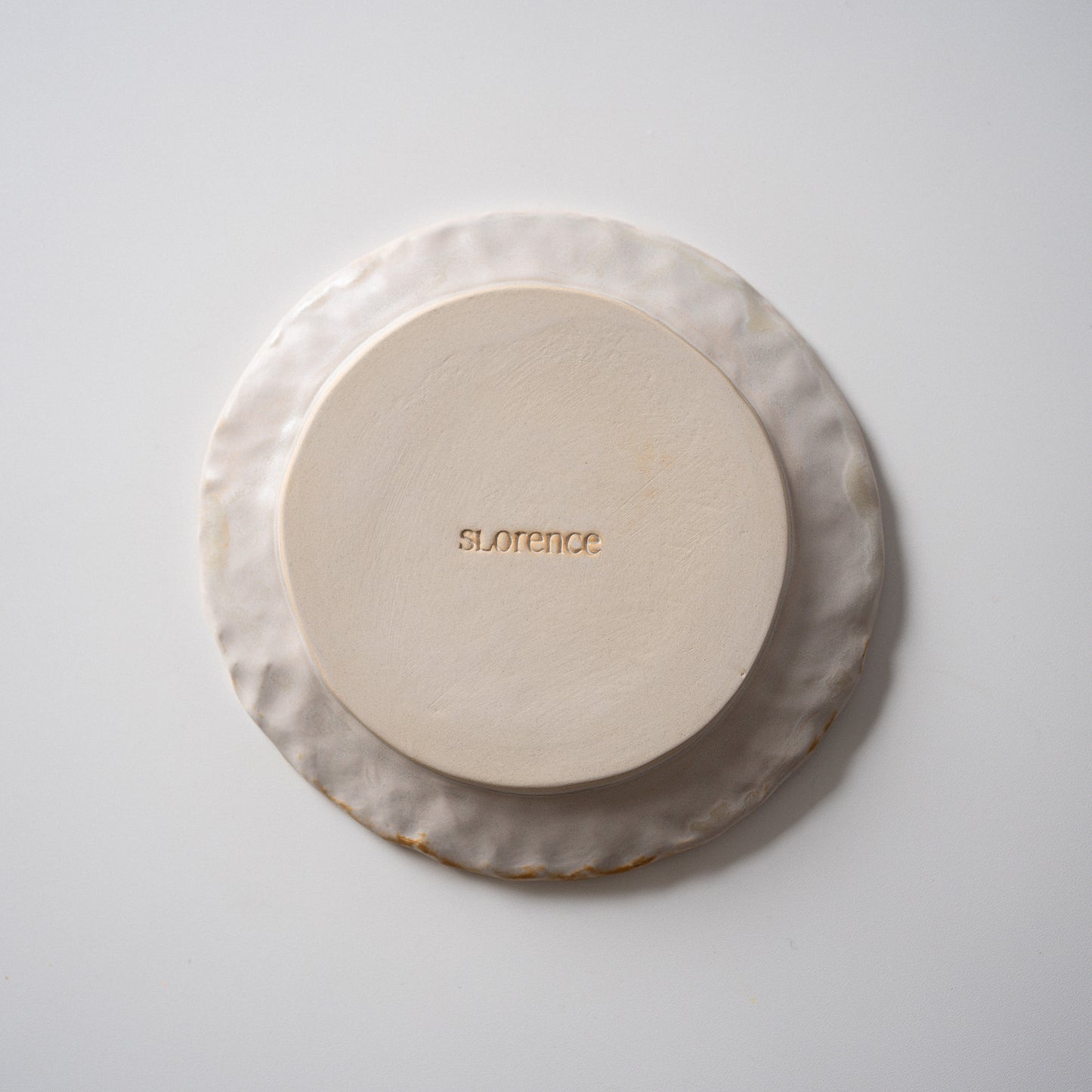 Slorence - PLATE Misty White