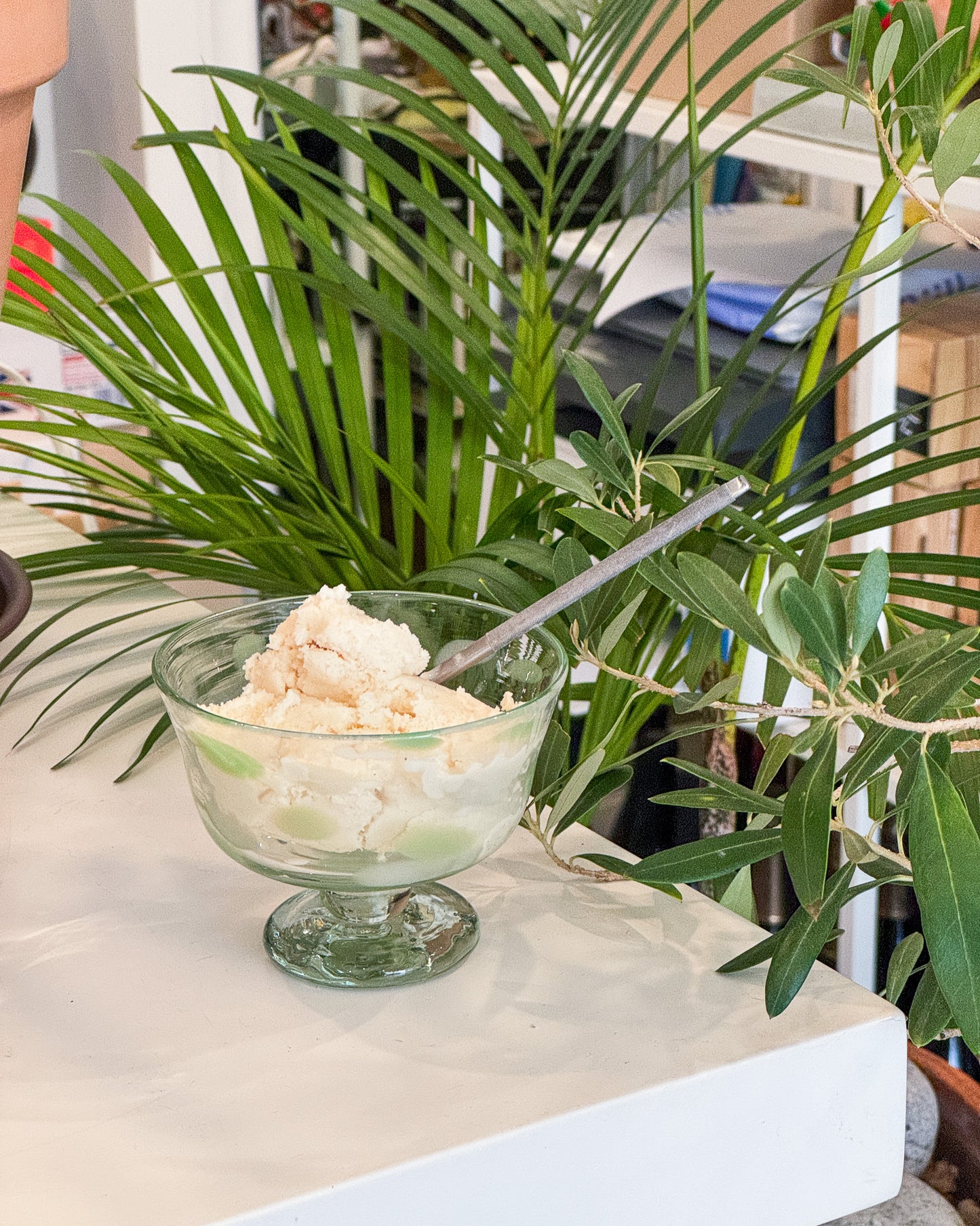 FUYOO DOT DESSERT GLASS - Orange