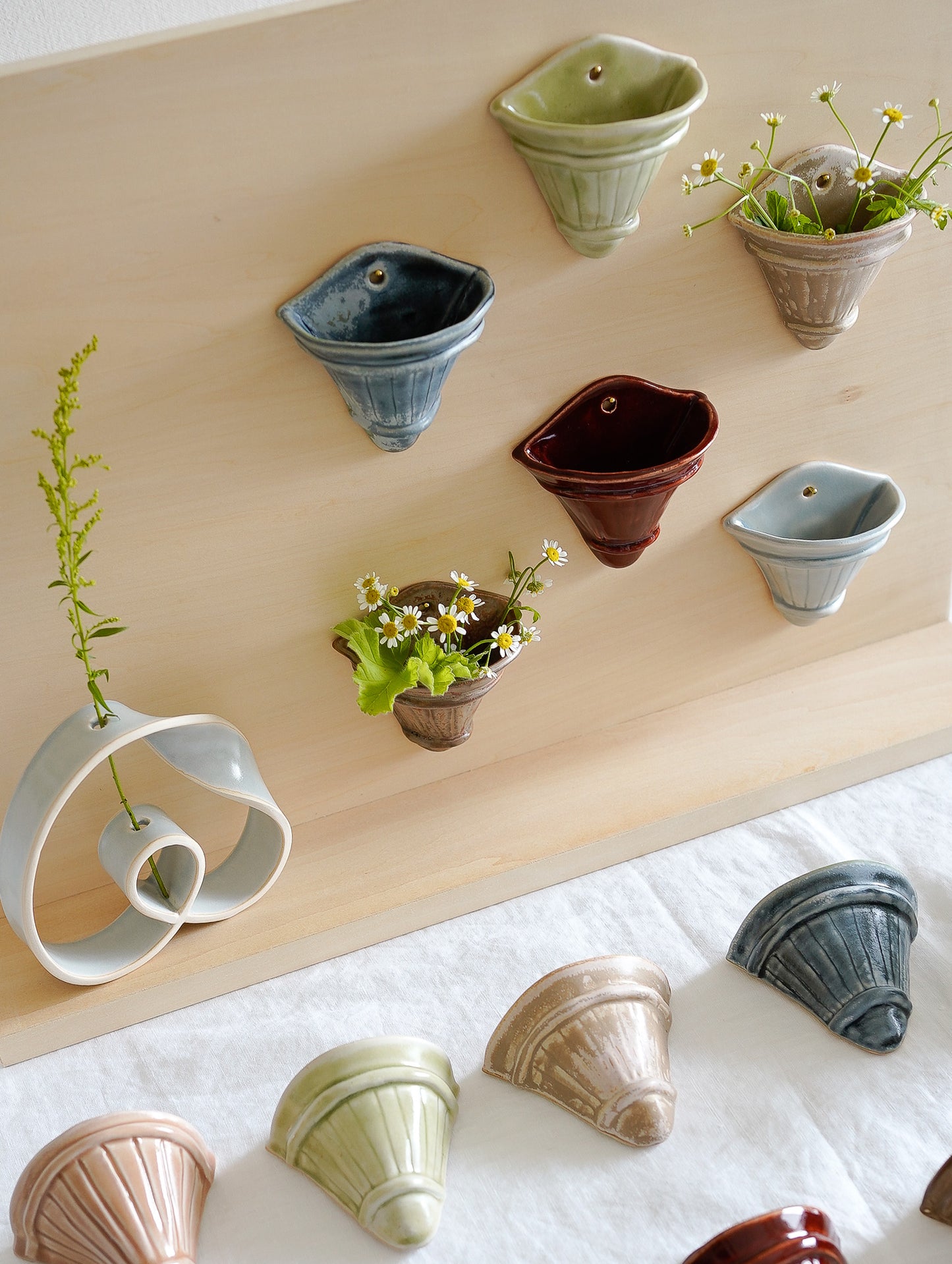 FUYOO x Slorence Wall Flower Vase - Serene Blue