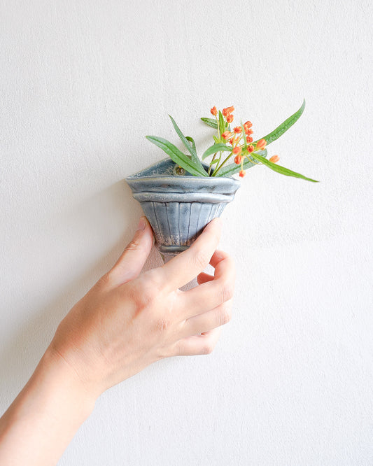 FUYOO x Slorence Wall Flower Vase - Midnight Indigo