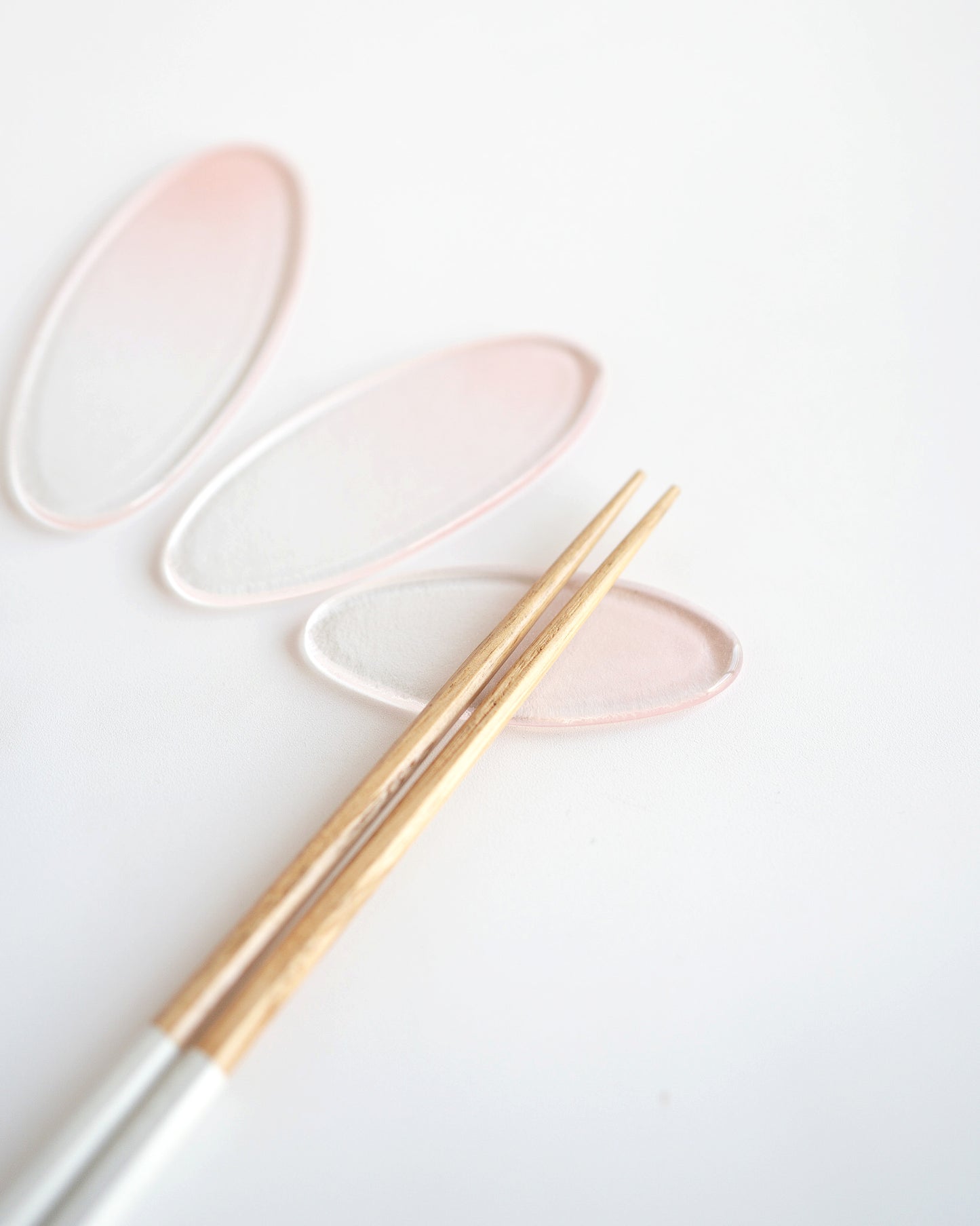 Clearmood - Dew-Oval Spoon & Chopstick Rest Peach【予約販売商品】