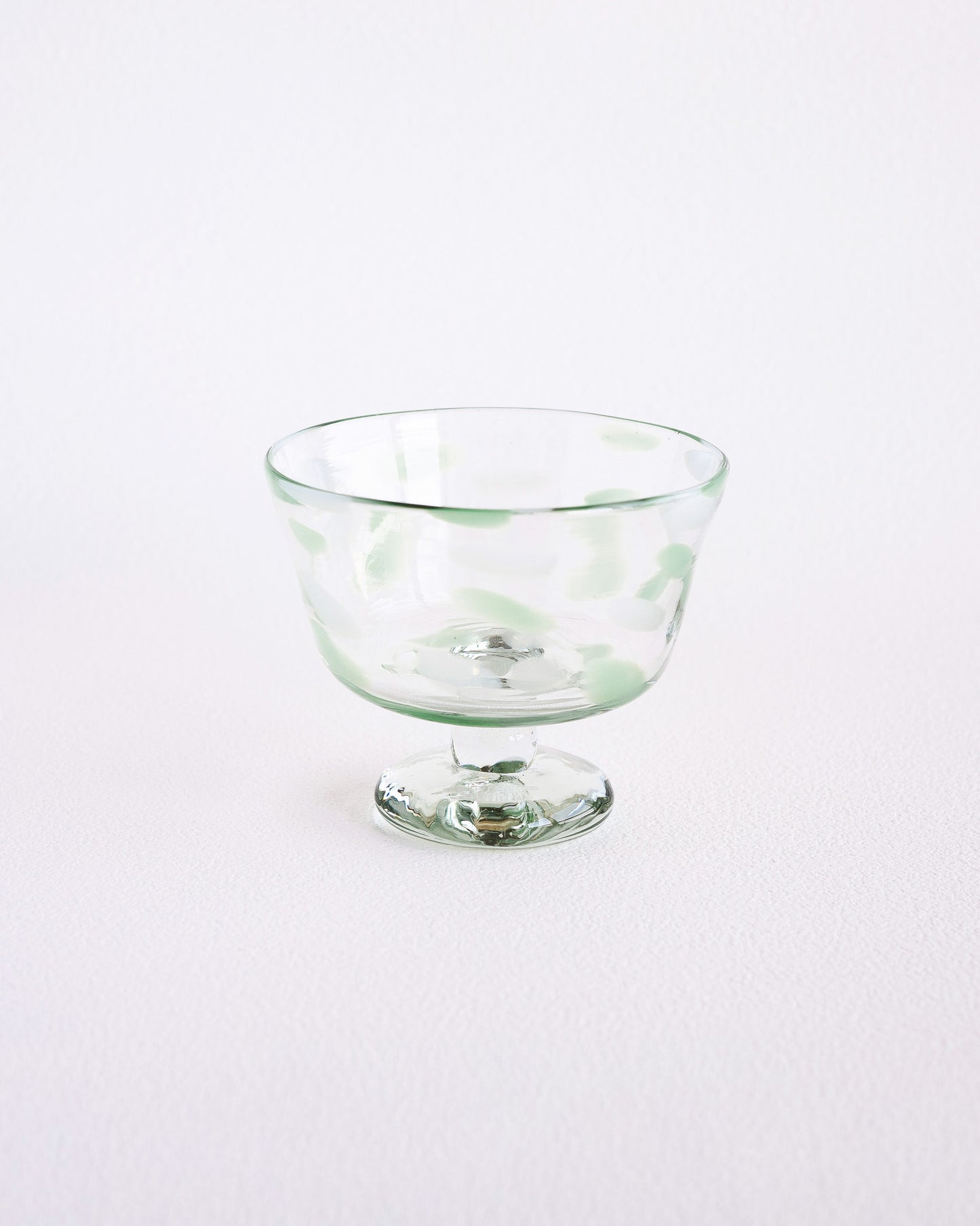 FUYOO DOT DESSERT GLASS - Light Green