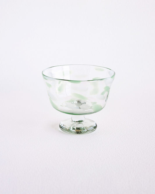 FUYOO DOT DESSERT GLASS - Light Green