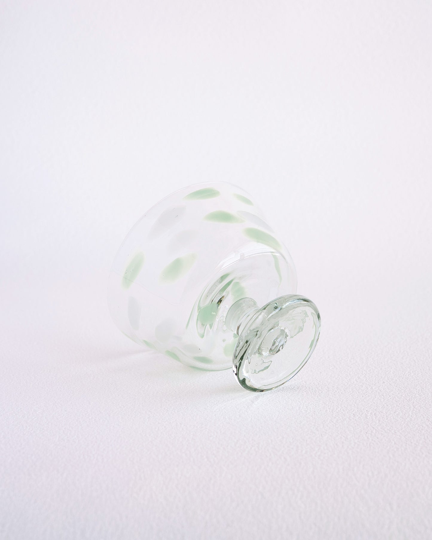 FUYOO DOT DESSERT GLASS - Light Green