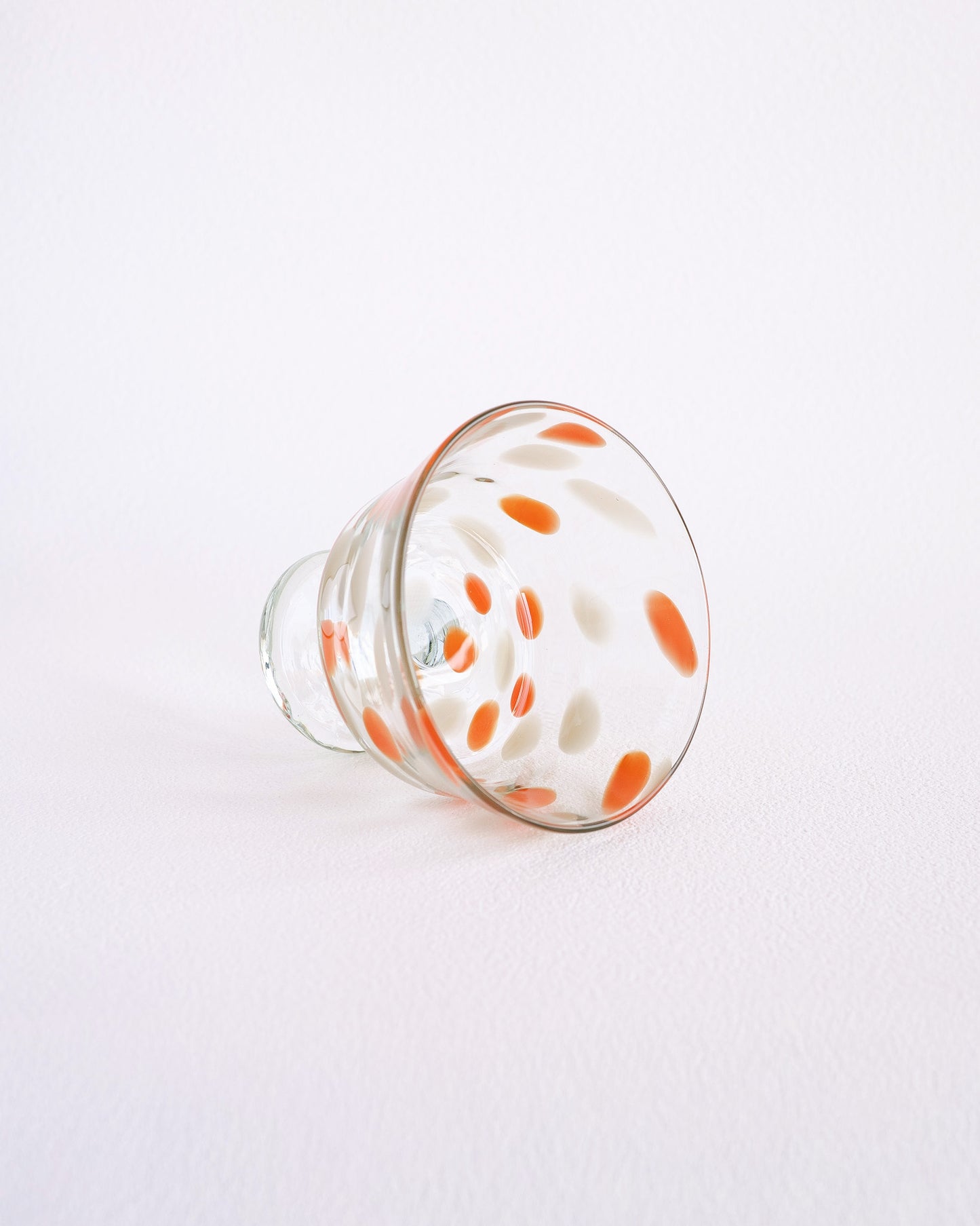 FUYOO DOT DESSERT GLASS - Orange