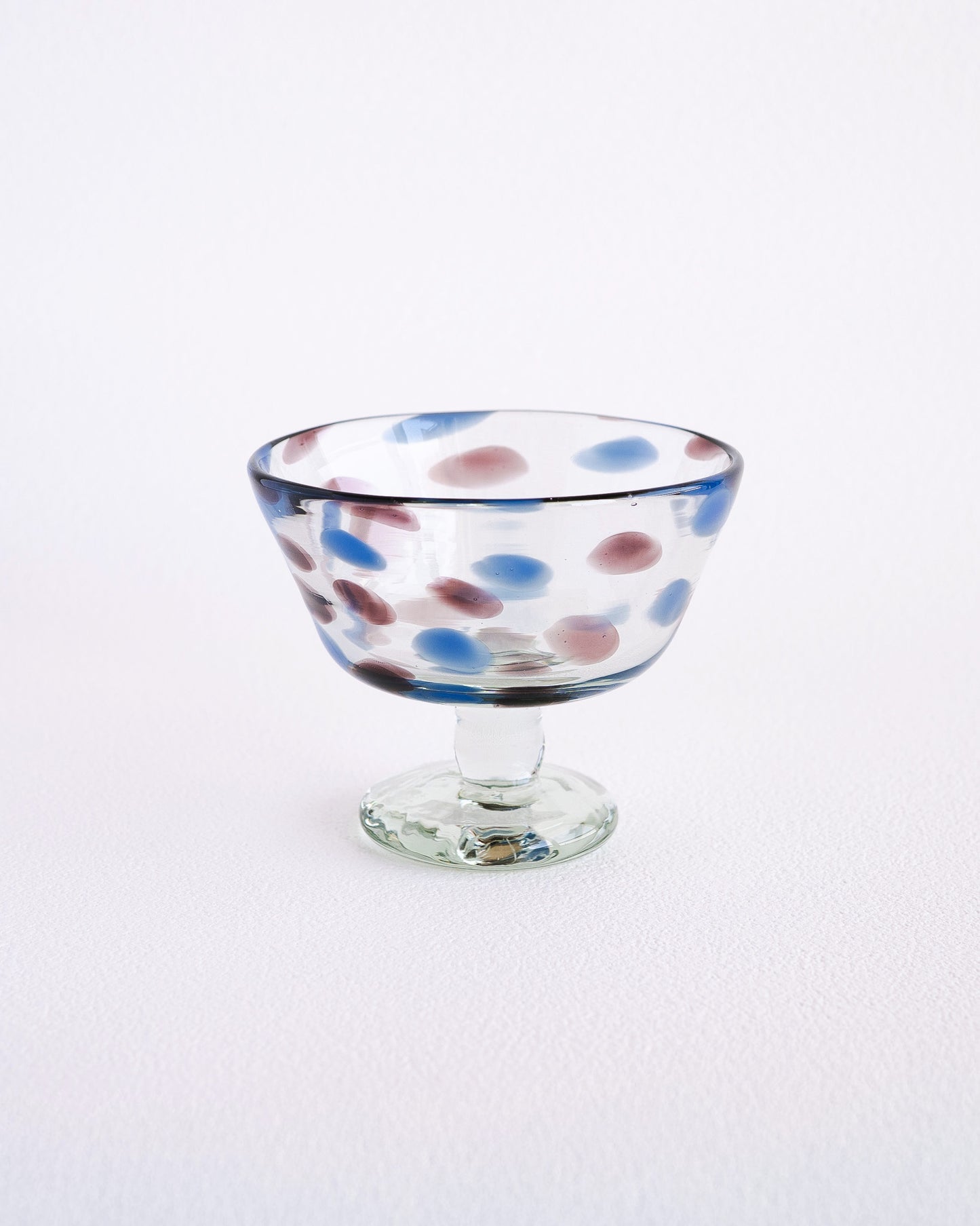 FUYOO DOT DESSERT GLASS - Purple