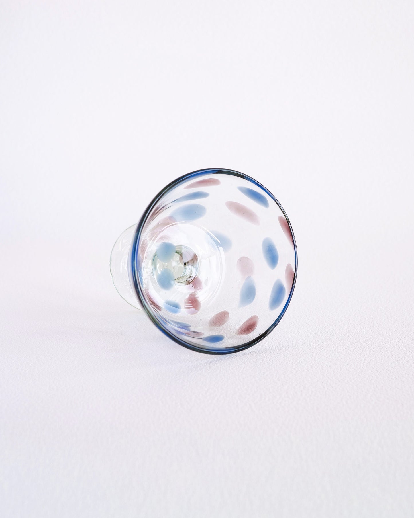 FUYOO DOT DESSERT GLASS - Purple