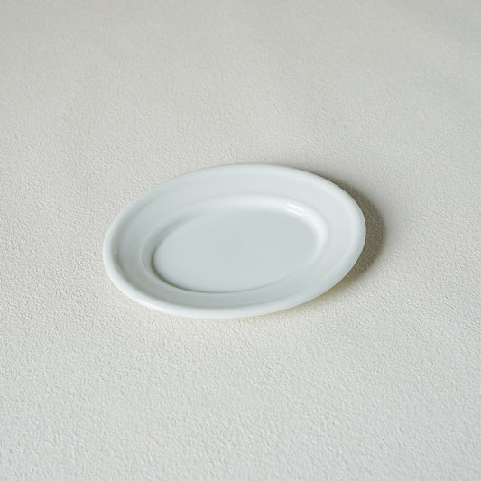 MUJAGI - Gloss Milk Oval Plate【Flower Pickプレゼント対象: 期間1/31-2/12】