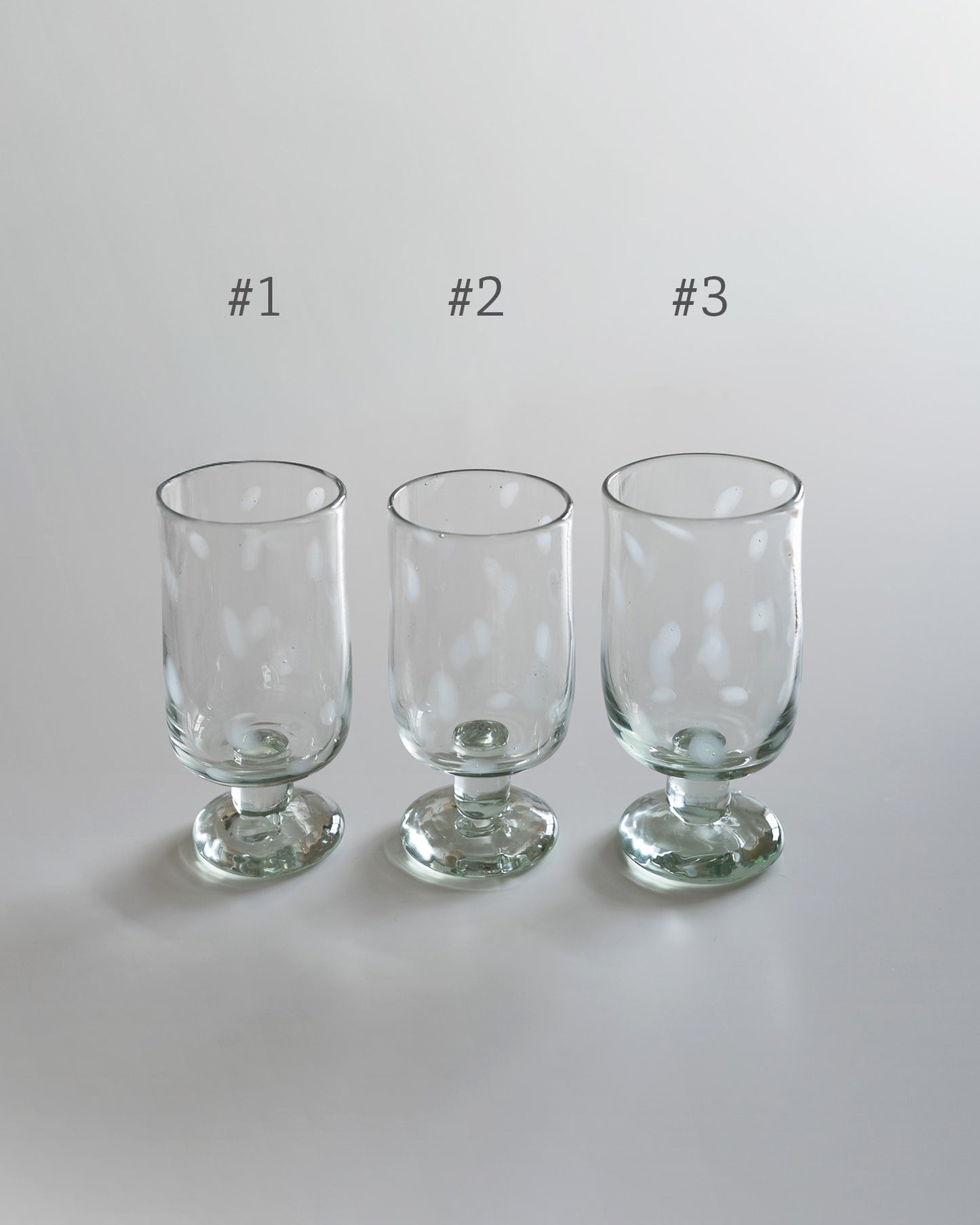 FUYOO DOT GLASS - Opal white