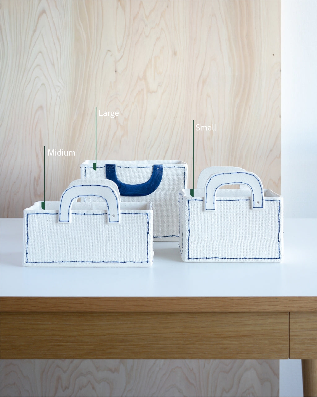 Fabramics - Cotton texture basket Small 4