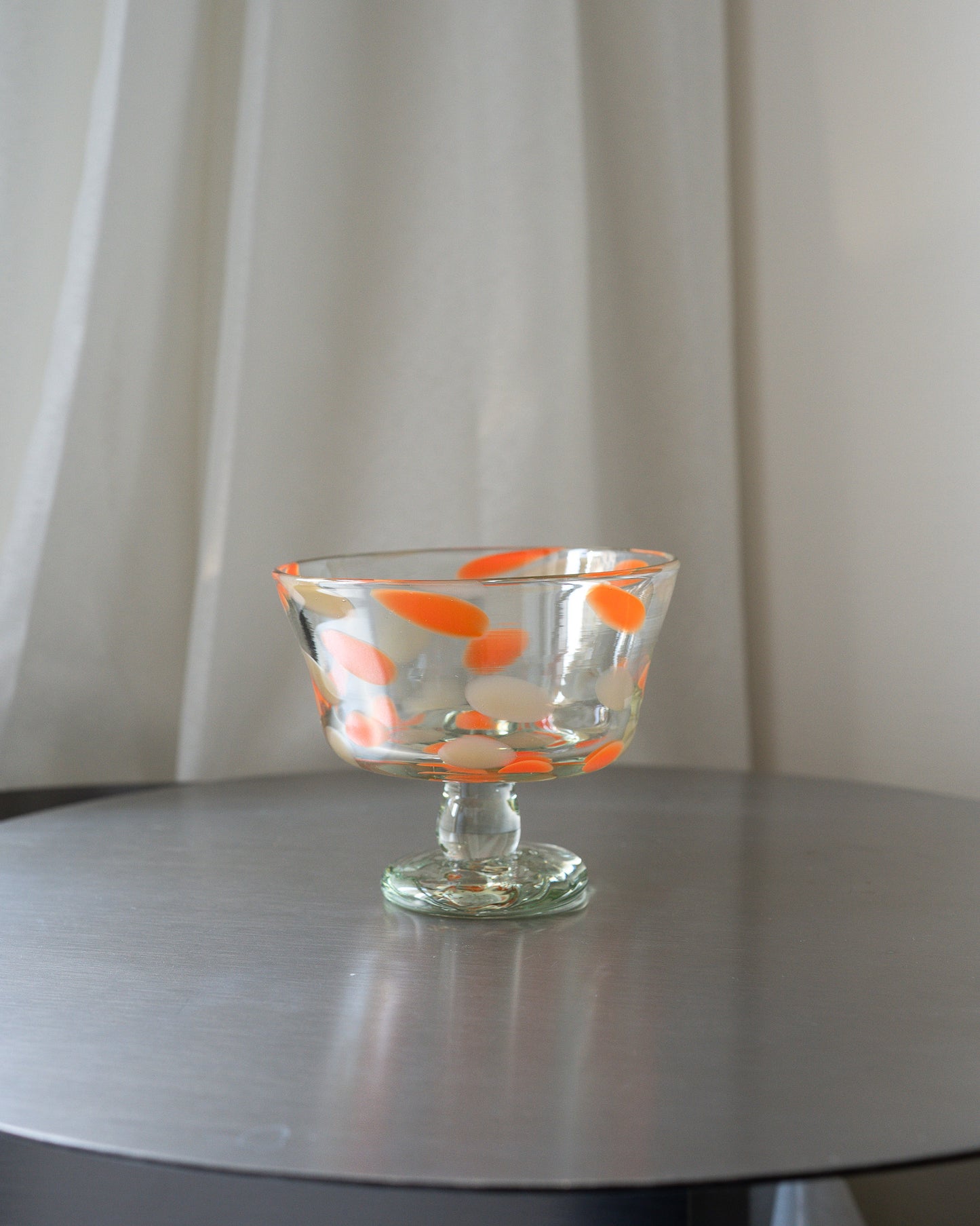 FUYOO DOT DESSERT GLASS - Orange
