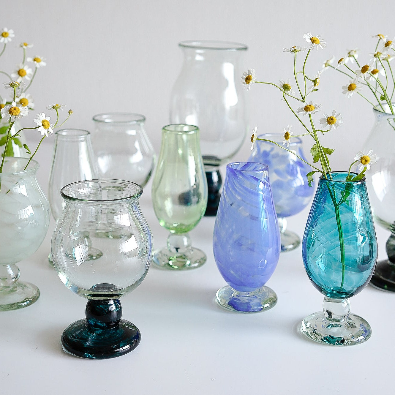 FUYOO GLASS FLOWER VASE 10