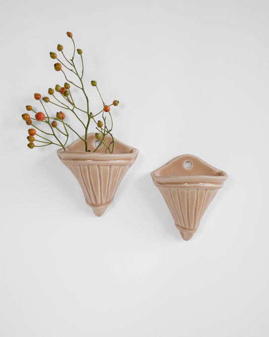 FUYOO x Slorence Original Wall Flower Vase - Apricot