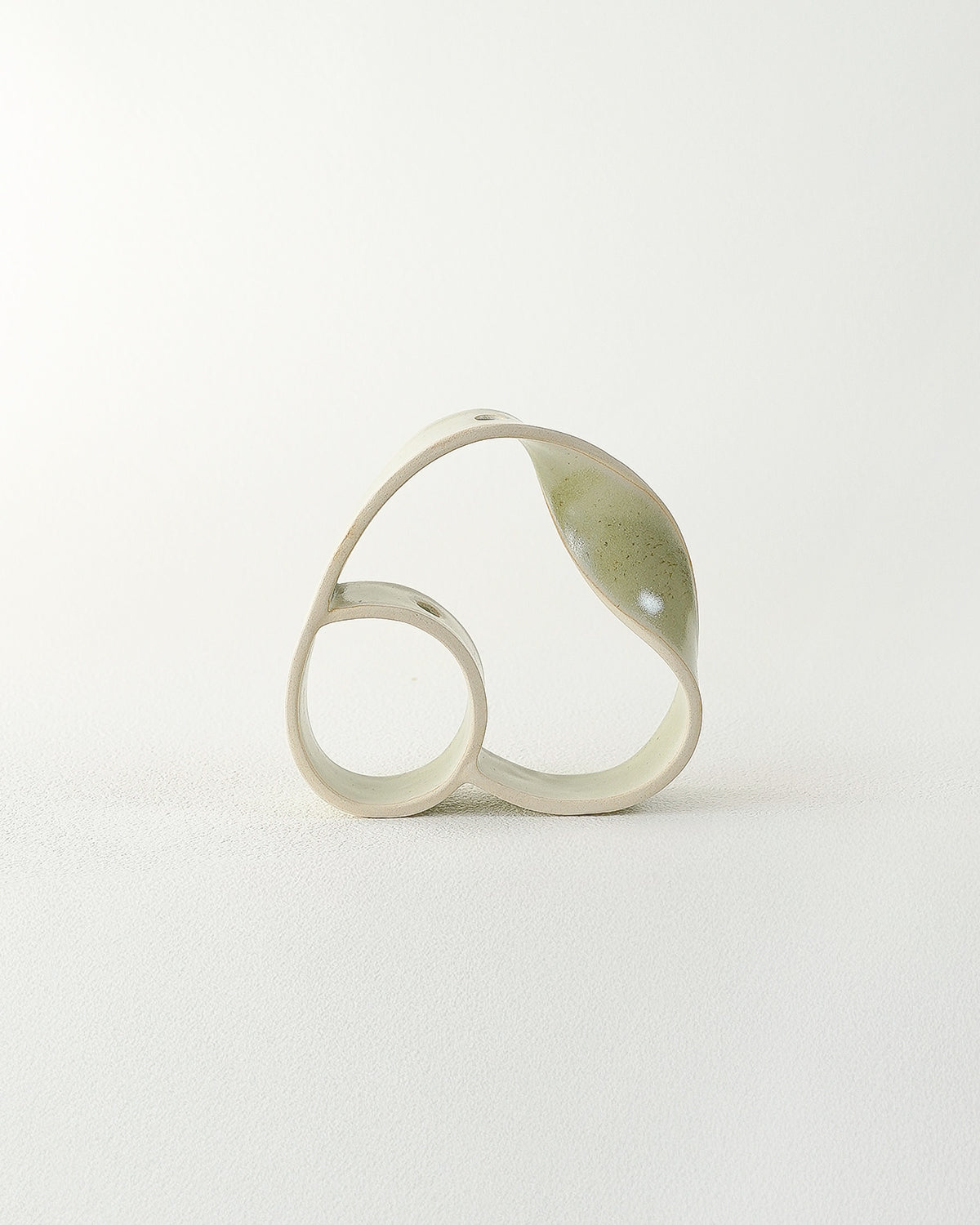 Slorence - RING VASE G Yellow green