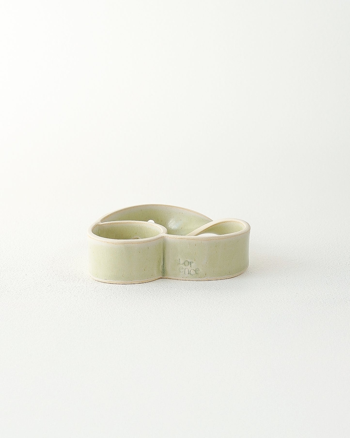 Slorence - RING VASE G Yellow green