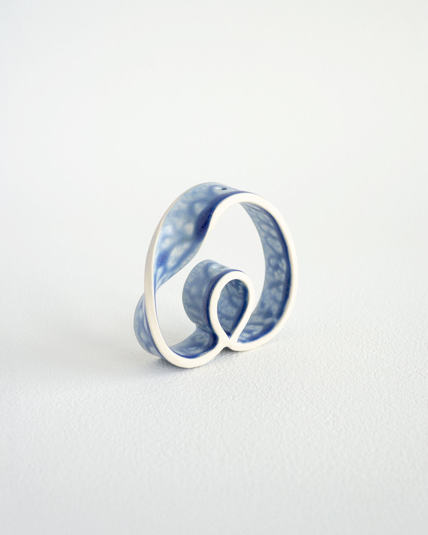 Slorence - RING VASE MINI  Cobalt blue