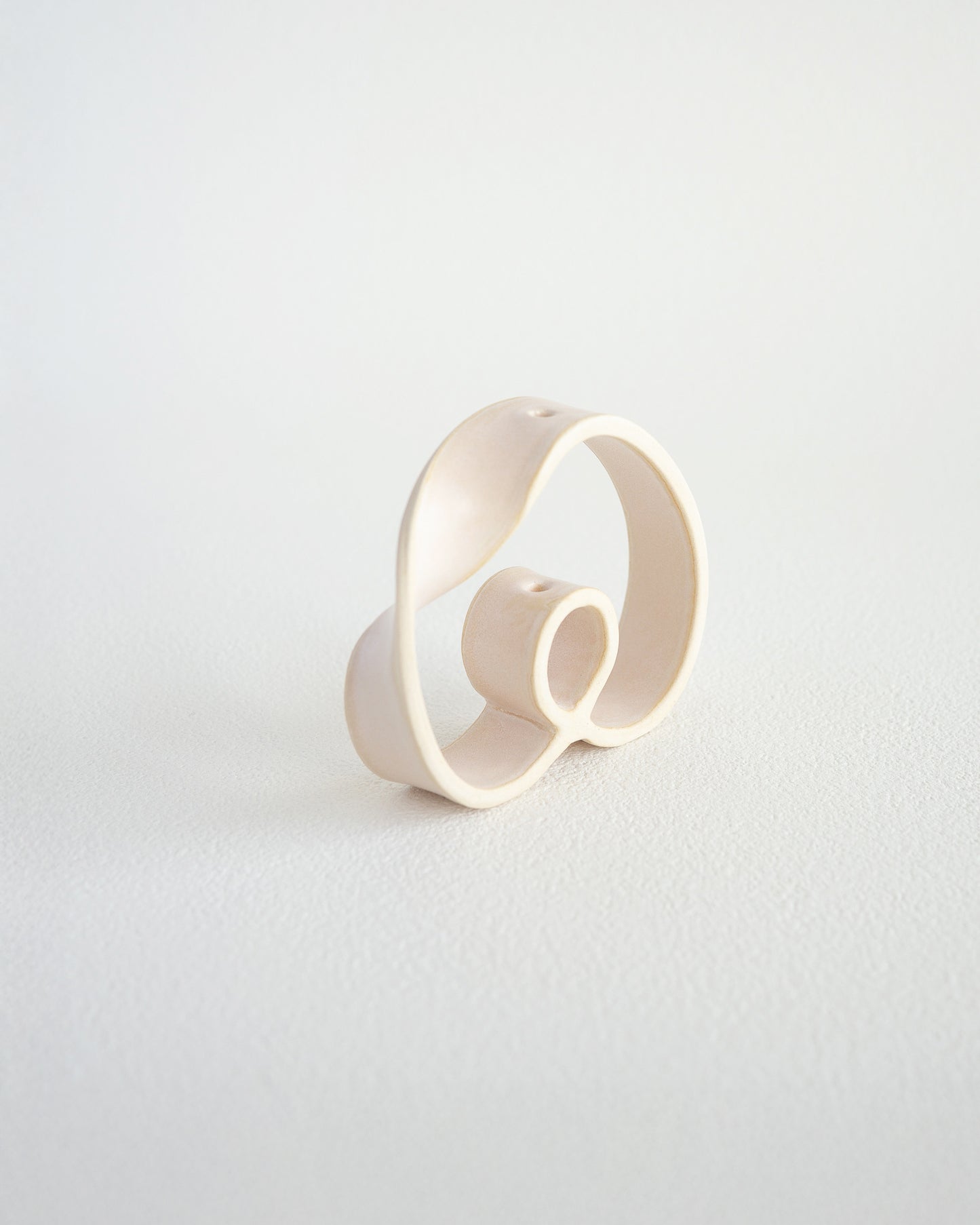 Slorence - RING VASE MINI Misty White