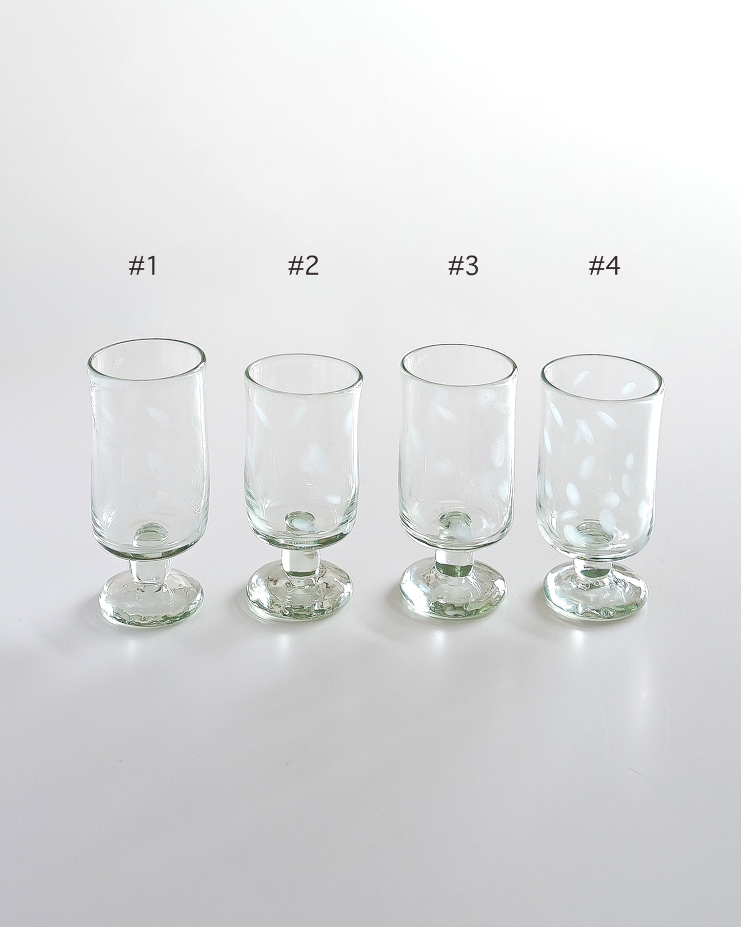 FUYOO DOT GLASS - Opal white