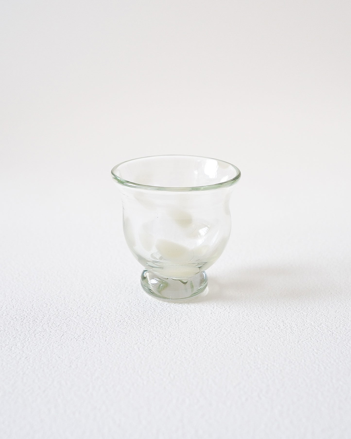 FUYOO GLASS - SAKE CUP  Mustard yellow