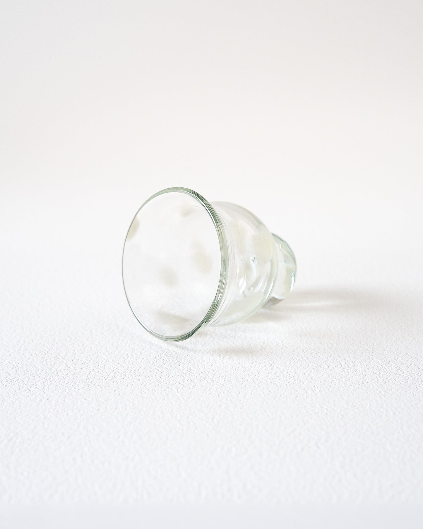 FUYOO GLASS - SAKE CUP  Mustard yellow
