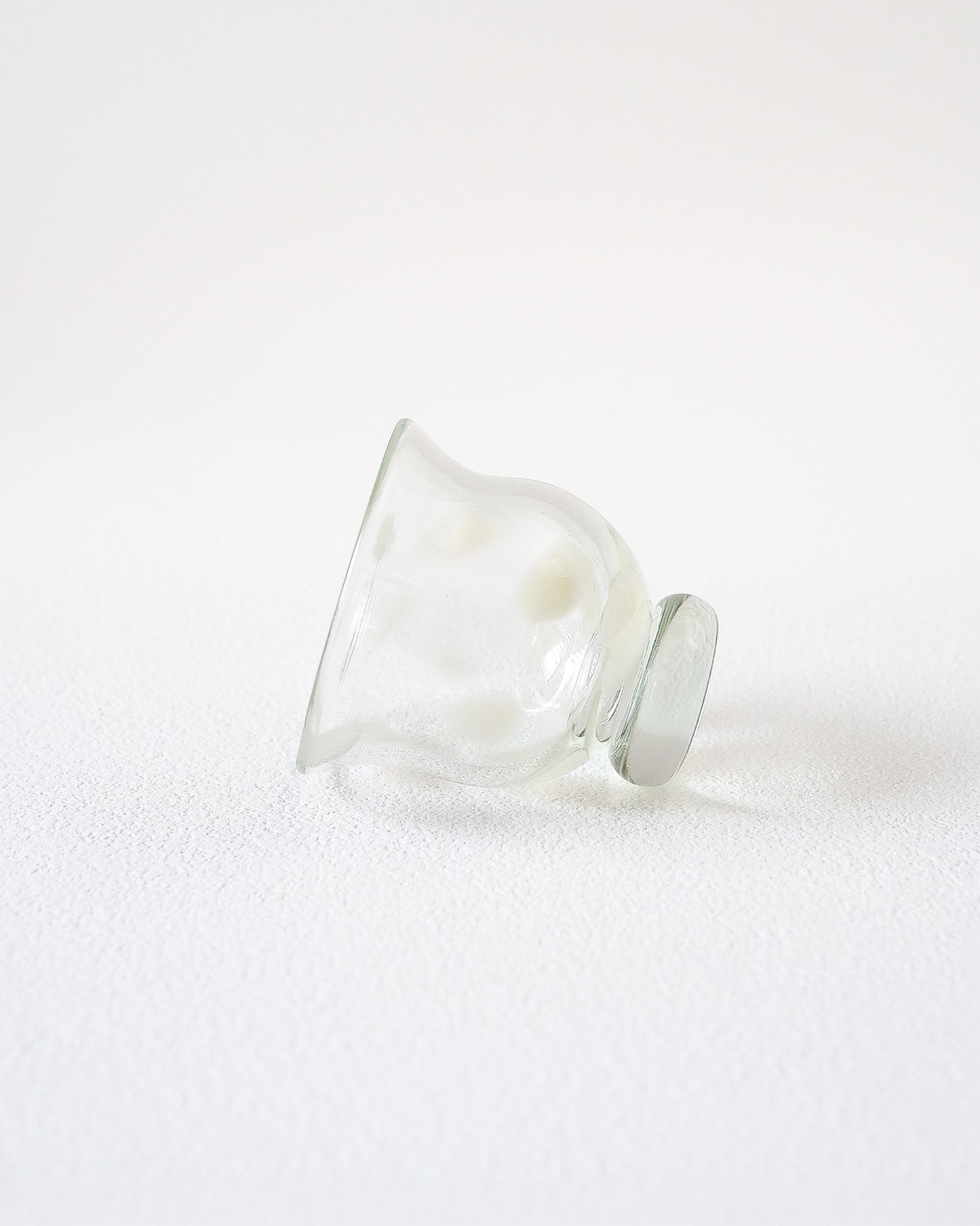FUYOO GLASS - SAKE CUP  Mustard yellow