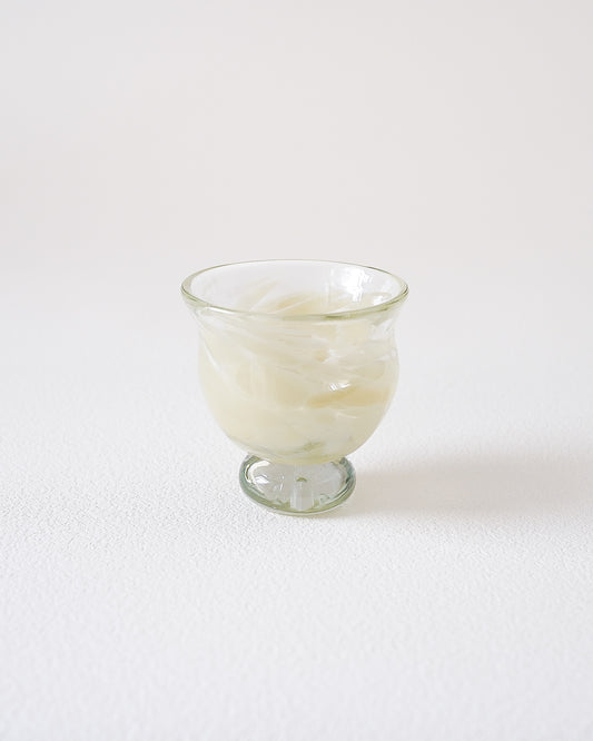 FUYOO GLASS - SAKE CUP  Mustard yellow