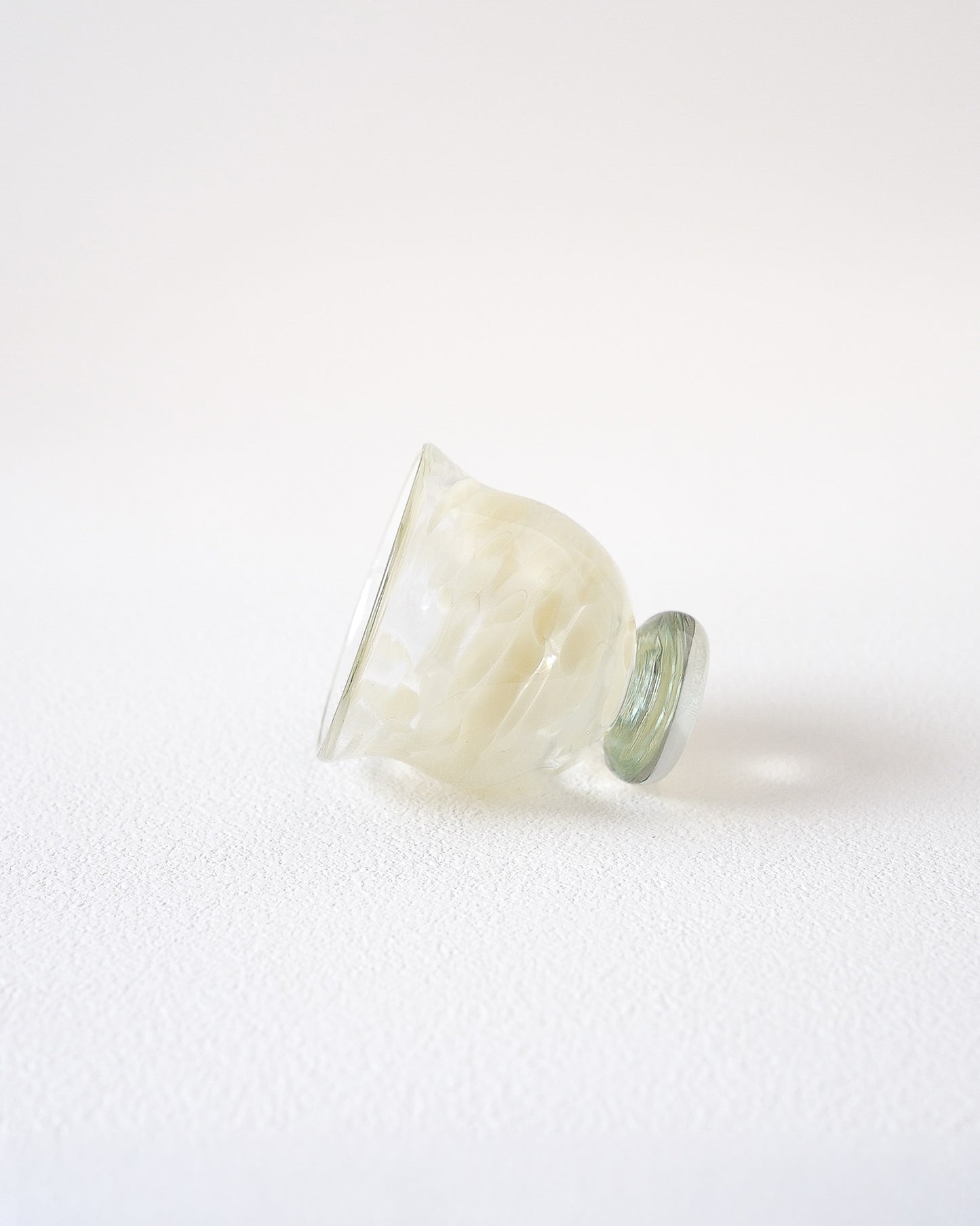 FUYOO GLASS - SAKE CUP  Mustard yellow