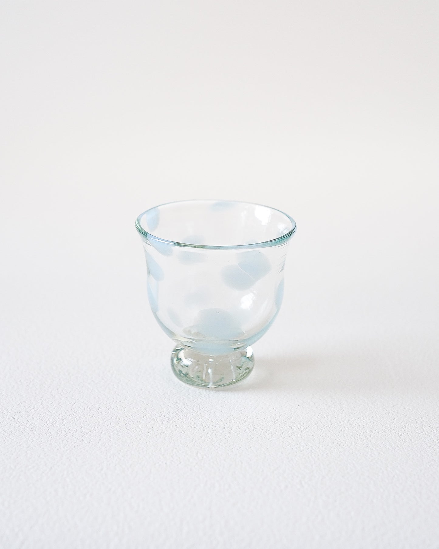 FUYOO GLASS - SAKE CUP  Light blue
