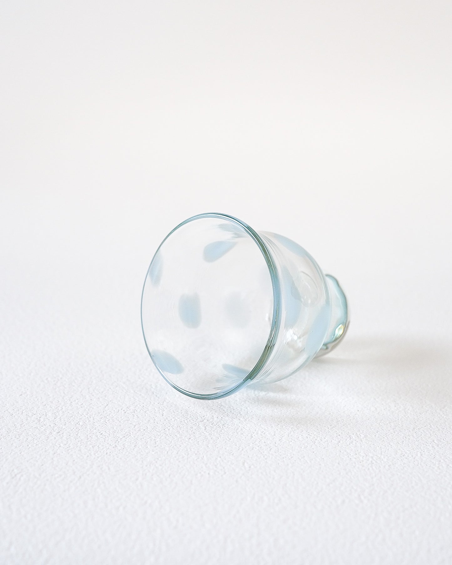 FUYOO GLASS - SAKE CUP  Light blue