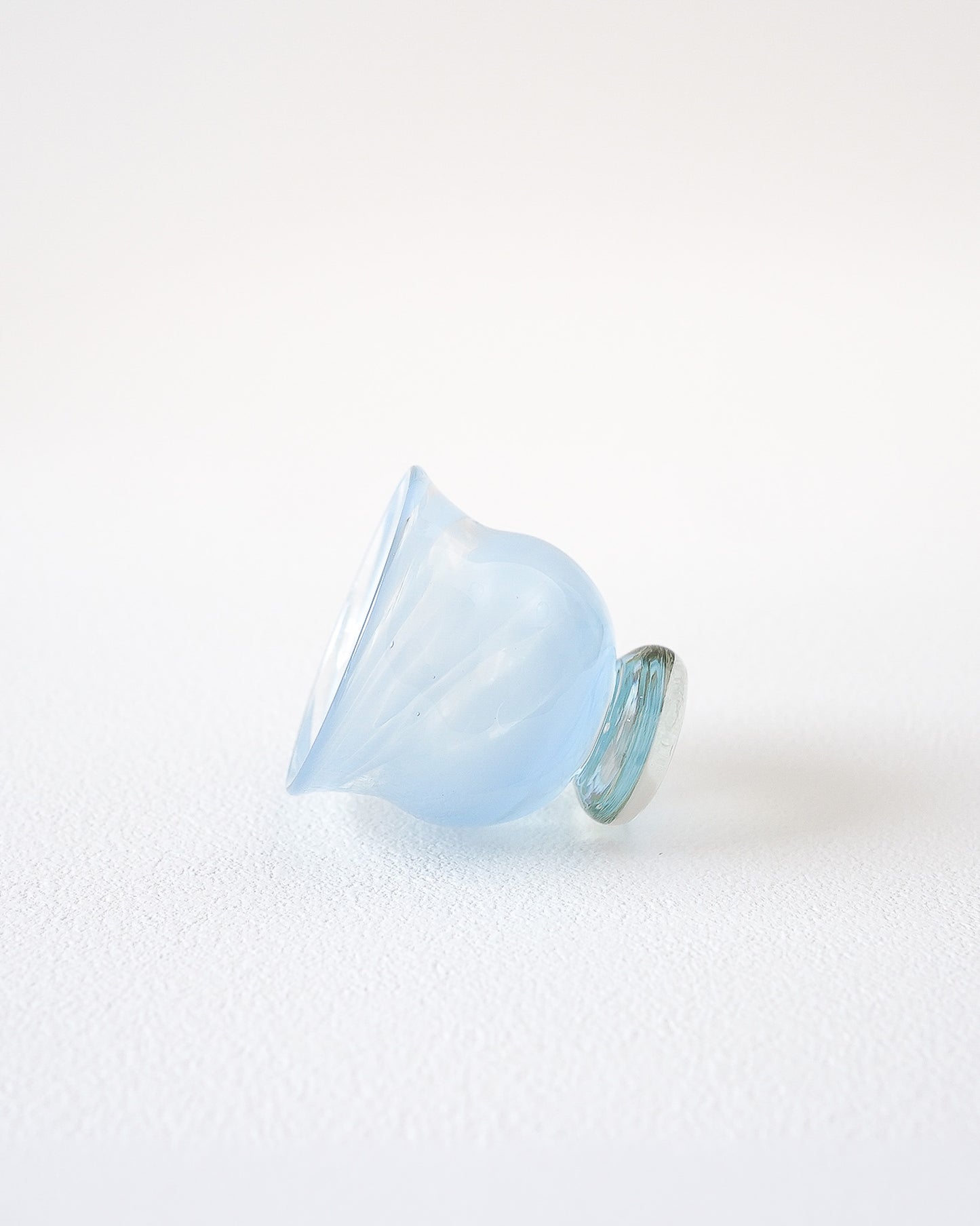 FUYOO GLASS - SAKE CUP  Light blue
