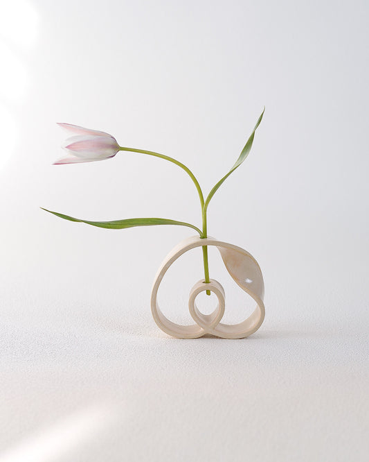 Slorence - RING VASE MINI Misty White