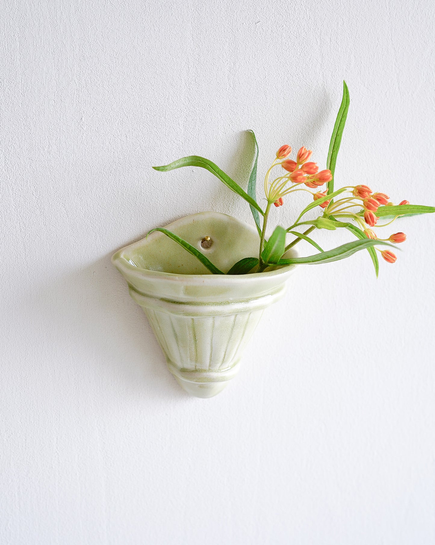 FUYOO x Slorence Wall Flower Vase - Yellow green